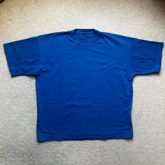 Men's T-shirt - Blue - XL on Productcaster.