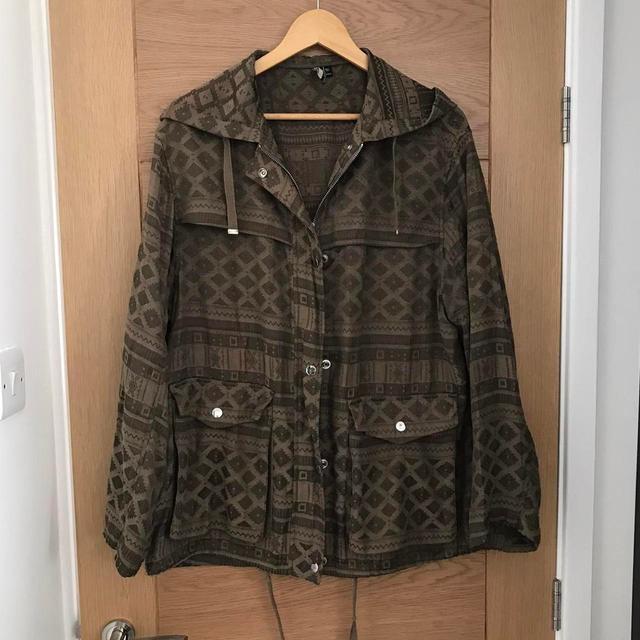 Topshop Women's Lightweight Jacket - Khaki - UK 10 on Productcaster.