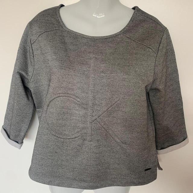 Calvin Klein Women's Sweatshirt - Grey - 8 on Productcaster.