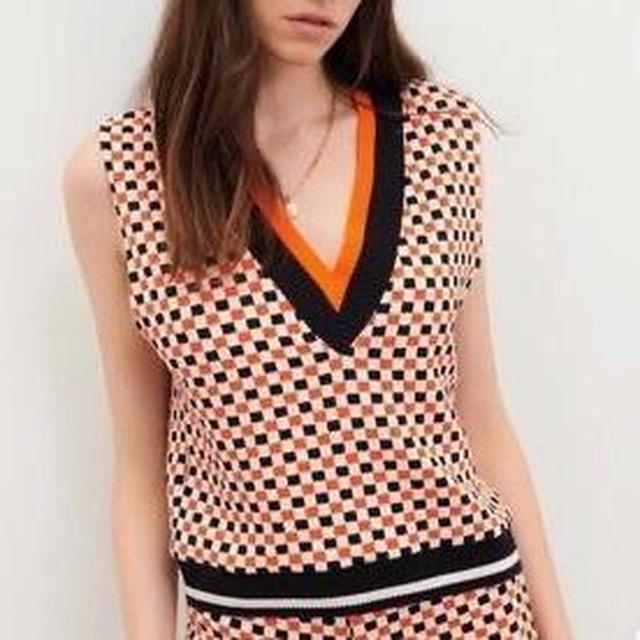 Zara Women's Vest - Orange - S on Productcaster.