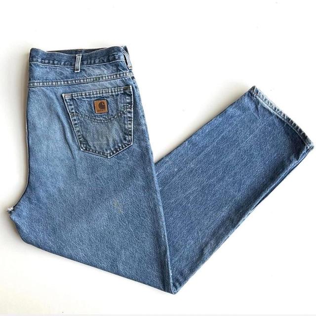 Carhartt Men's Jeans - Blue - 42" on Productcaster.