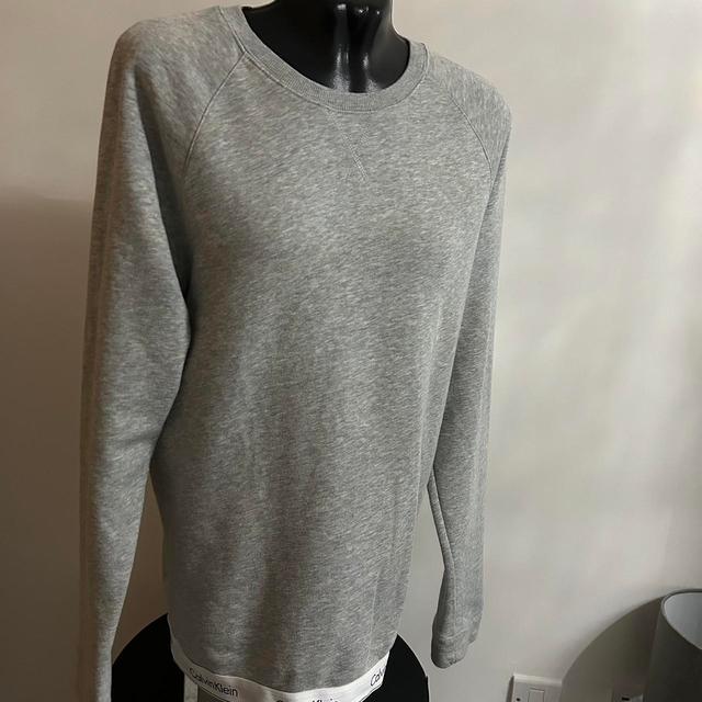 Calvin Klein Men's Sweatshirt - Grey - L on Productcaster.