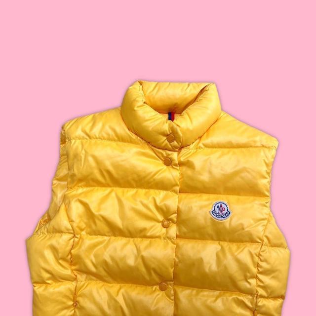 Moncler Women's Gilet - Yellow - XS on Productcaster.