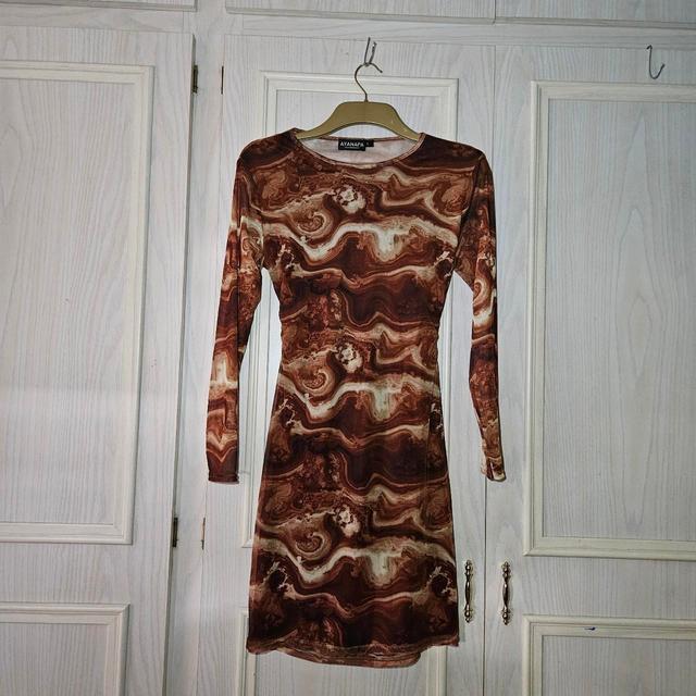 Women's Bodycon Dress - Brown/Tan - 14 on Productcaster.