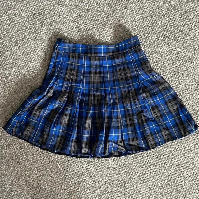 New Look Women's Skirt - Black/Blue - XXS on Productcaster.