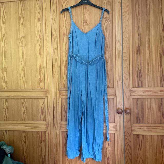 Miss Selfridge Women's Palazzo Jumpsuit - Blue - UK 10 on Productcaster.