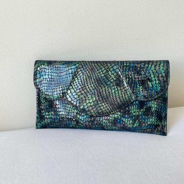 Women's Clutch bags - Green/Blue on Productcaster.