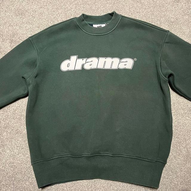 Drama Call Men's Hoodie - Green - M on Productcaster.