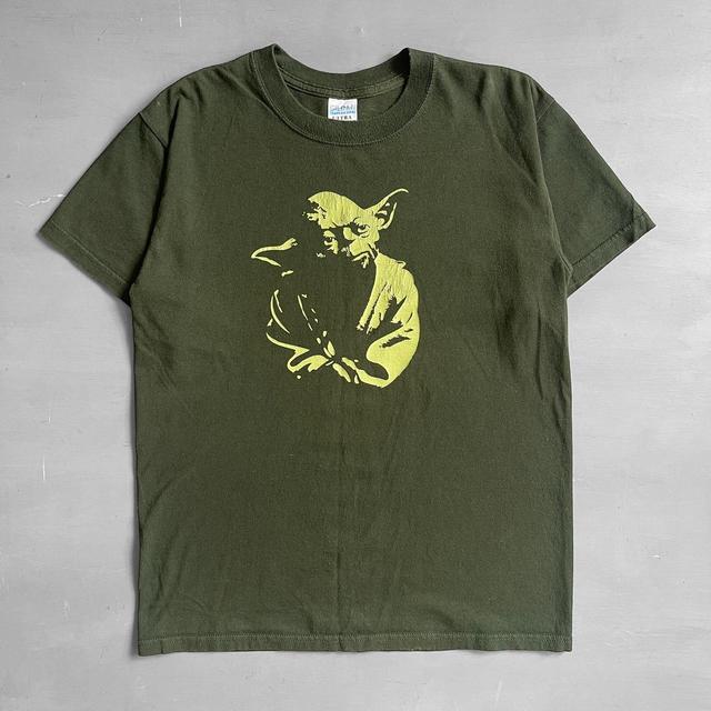 Star Wars Men's T-shirt - Green - M on Productcaster.