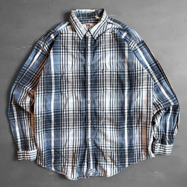 Levi's Men's Shirt - Multi/Blue - XL on Productcaster.