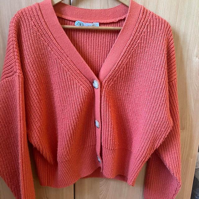 Zara Women's Cardigan - Orange - M on Productcaster.