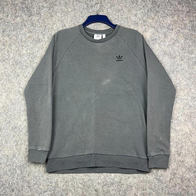 Adidas Men's Sweatshirt - Grey - M on Productcaster.