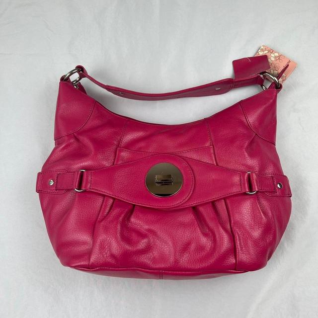 Vintage Women's Shoulder bags - Pink/Silver on Productcaster.