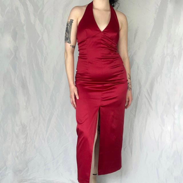 Bay Trading Women's Going out Dress - Red/Burgundy - 12 on Productcaster.