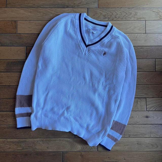 Ralph Lauren Men's Sweatshirt - Cream/White - M on Productcaster.