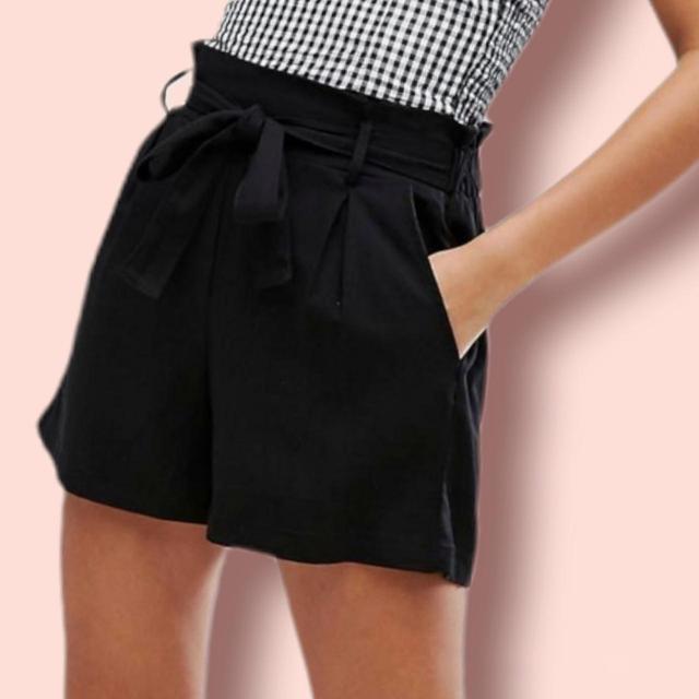 Bershka Women's Shorts - Black - S on Productcaster.