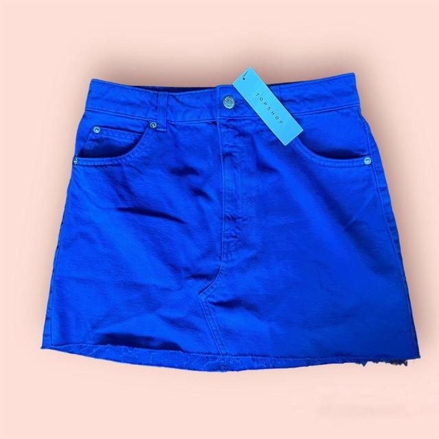 Topshop Women's Party Skirt - Blue - UK 10 on Productcaster.