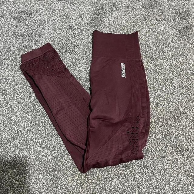 Gymshark Women's Leggings - Burgundy - S on Productcaster.