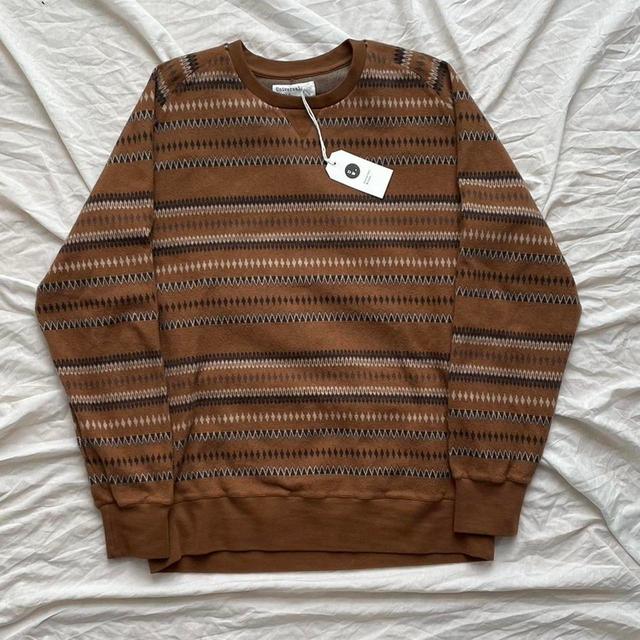 Universal Works Men's Jumper - Brown - L on Productcaster.