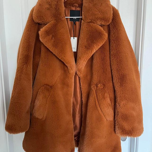 River Island Women's Overcoat - Tan/Orange - M on Productcaster.