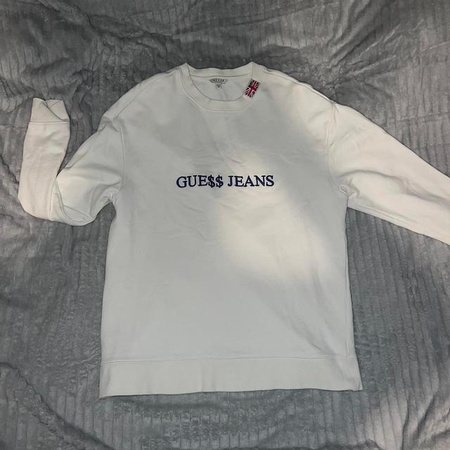 Guess Men's Sweatshirt - White - M on Productcaster.