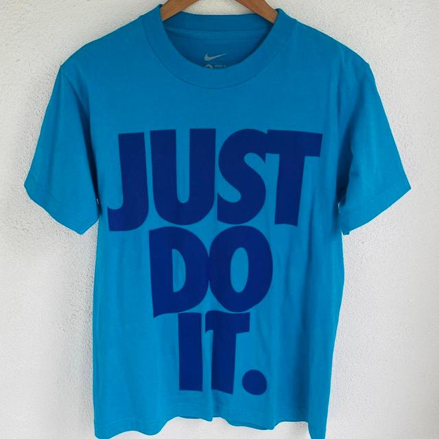 Nike Men's T-shirt - Blue - S on Productcaster.