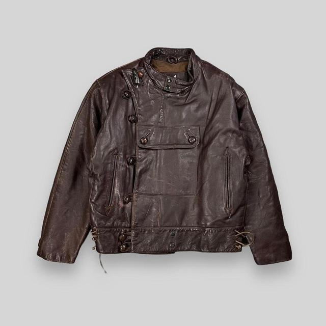 Vintage Men's Bomber Jacket - Brown - S on Productcaster.