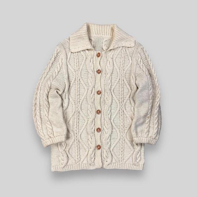 Vintage Men's Jumper - Cream - XL on Productcaster.