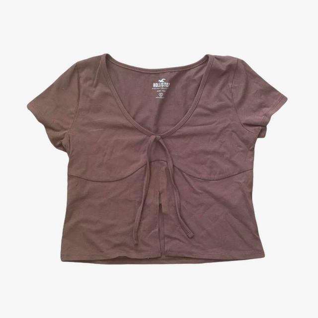 Hollister Co. Women's Crop top - Brown - S on Productcaster.