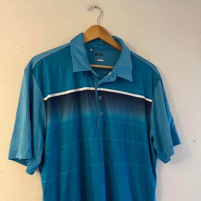 Adidas Men's Polo shirt - Blue - L on Productcaster.