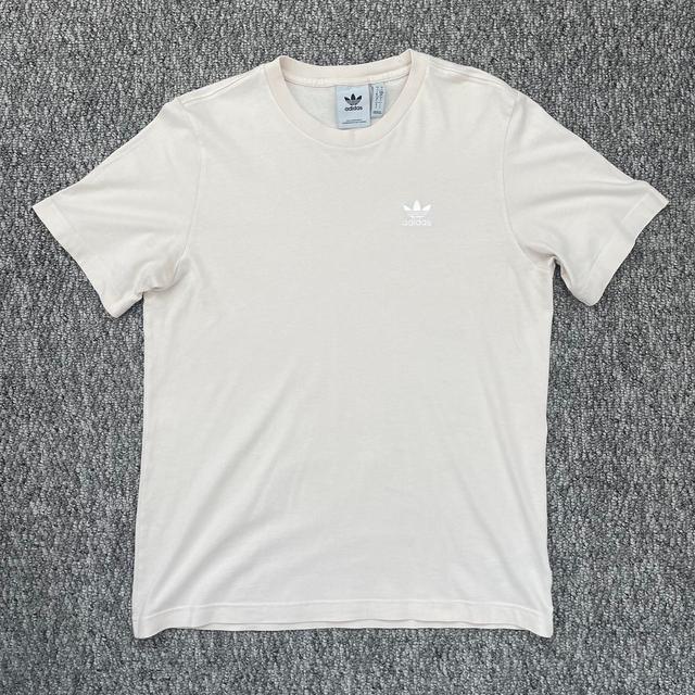 Adidas Originals Men's T-shirt - Cream - S on Productcaster.