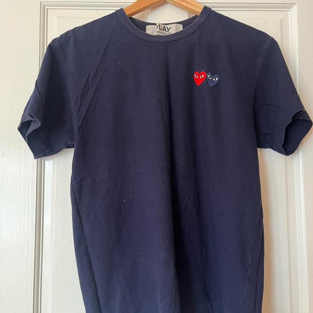 Comme des Garçons Women's T-shirt - Navy - L on Productcaster.