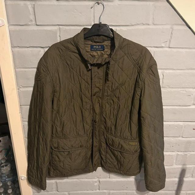 Ralph Lauren Men's Windbreaker Jacket - Khaki/Green - L on Productcaster.