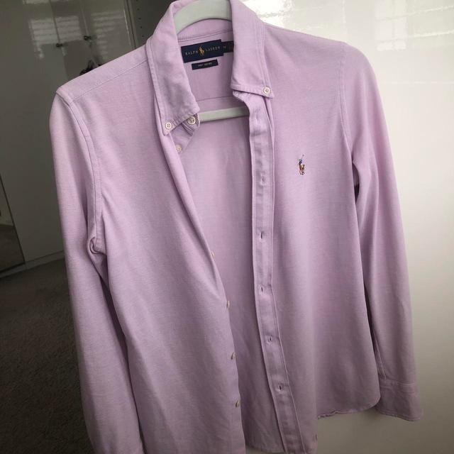 Ralph Lauren Women's Shirt - Purple - 10 on Productcaster.