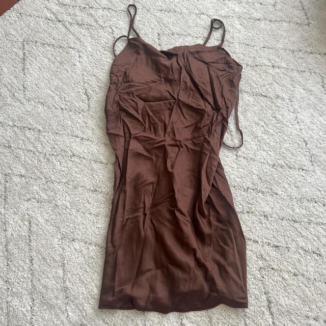 Anthropologie Women's Slip Dress - Brown - 12 on Productcaster.