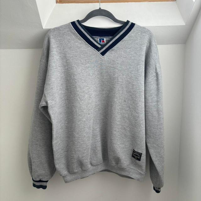 Russell Athletic Men's Sweatshirt - Grey - L on Productcaster.