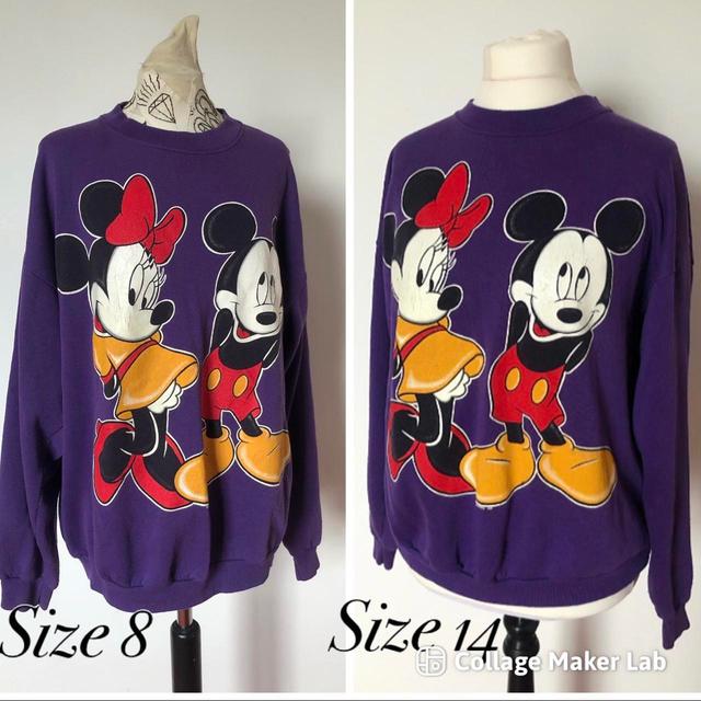 Disney Women's Sweatshirt - Purple - 14 on Productcaster.