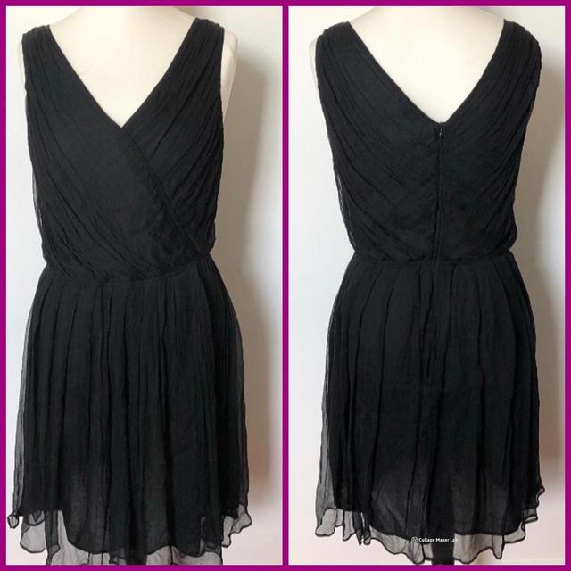 Topshop Women's Pleated Dress - Black - 14 on Productcaster.