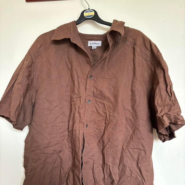 Men's Shirt - Brown - L on Productcaster.