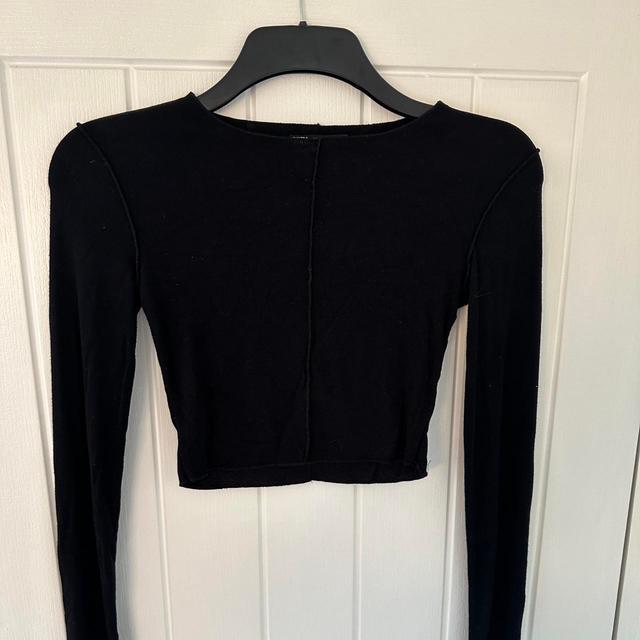 Zara Women's Crop top - Black - S on Productcaster.