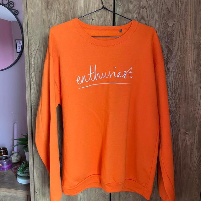 Women's Jumper - Orange - L on Productcaster.