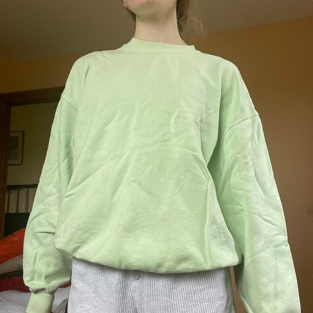 Topshop Women's Sweatshirt - Green - 8 on Productcaster.