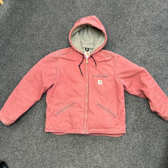 Carhartt Women's Cotton Jacket - Red/Pink - M on Productcaster.