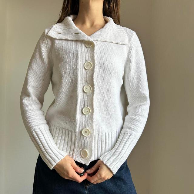 Women's Cardigan - White - 10 on Productcaster.