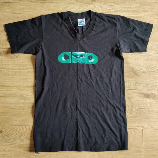 Screen Stars Men's T-shirt - Black/Green - M on Productcaster.