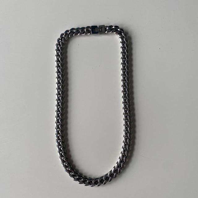 Designer Men's Necklace - Silver on Productcaster.