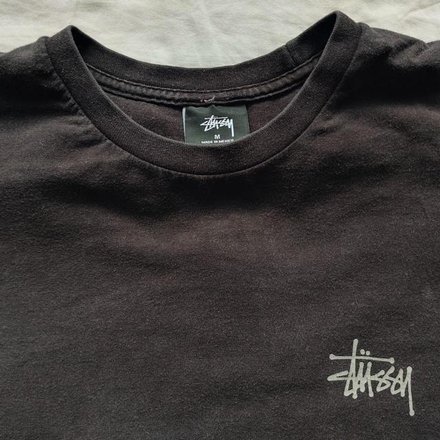 Stüssy Men's T-shirt - Black - M on Productcaster.