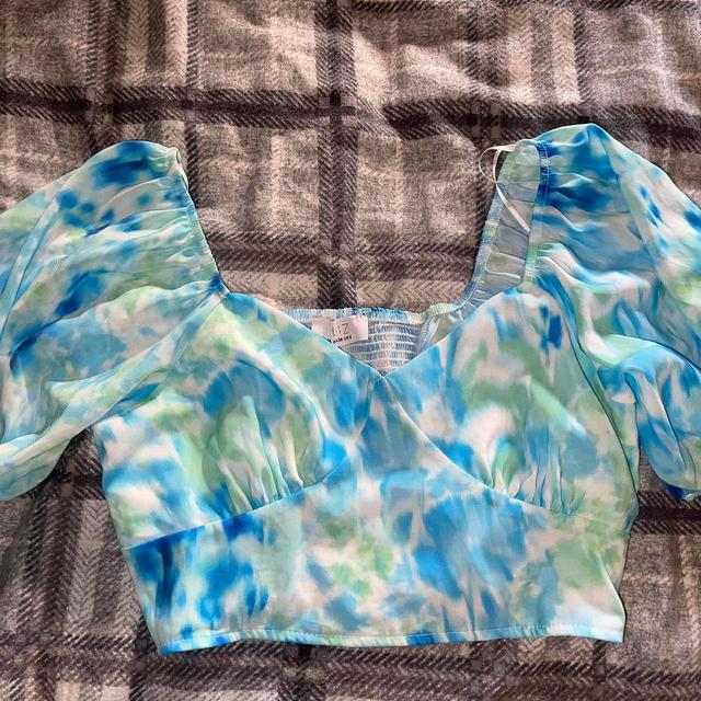 Quiz Women's Crop top - Blue/Multi - 10 on Productcaster.