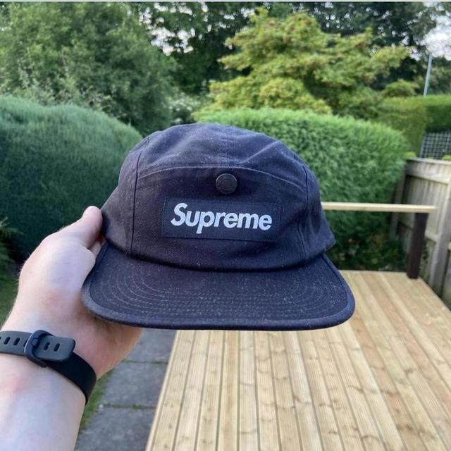 Supreme Men's Caps - Black/Navy on Productcaster.