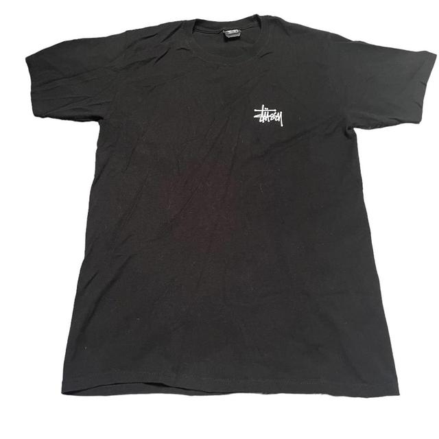 Stüssy Men's T-shirt - Black/White - M on Productcaster.